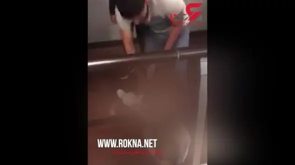 مردم دزد مترو را در مقابل پلیس لخت کردند !+فیلم