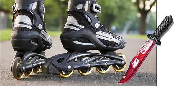 اسکیت سواری وحشتناک و مرگبار پسر 17 ساله مشهدی / او چاقو در کمرش داشت!