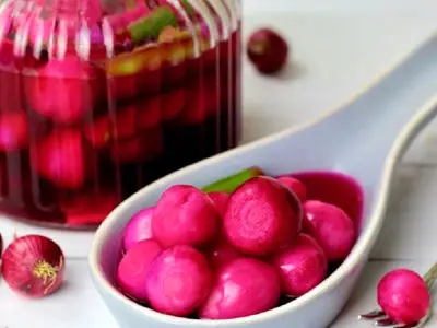 ترشی پیاز (طرز تهیه خانگی و سریع)