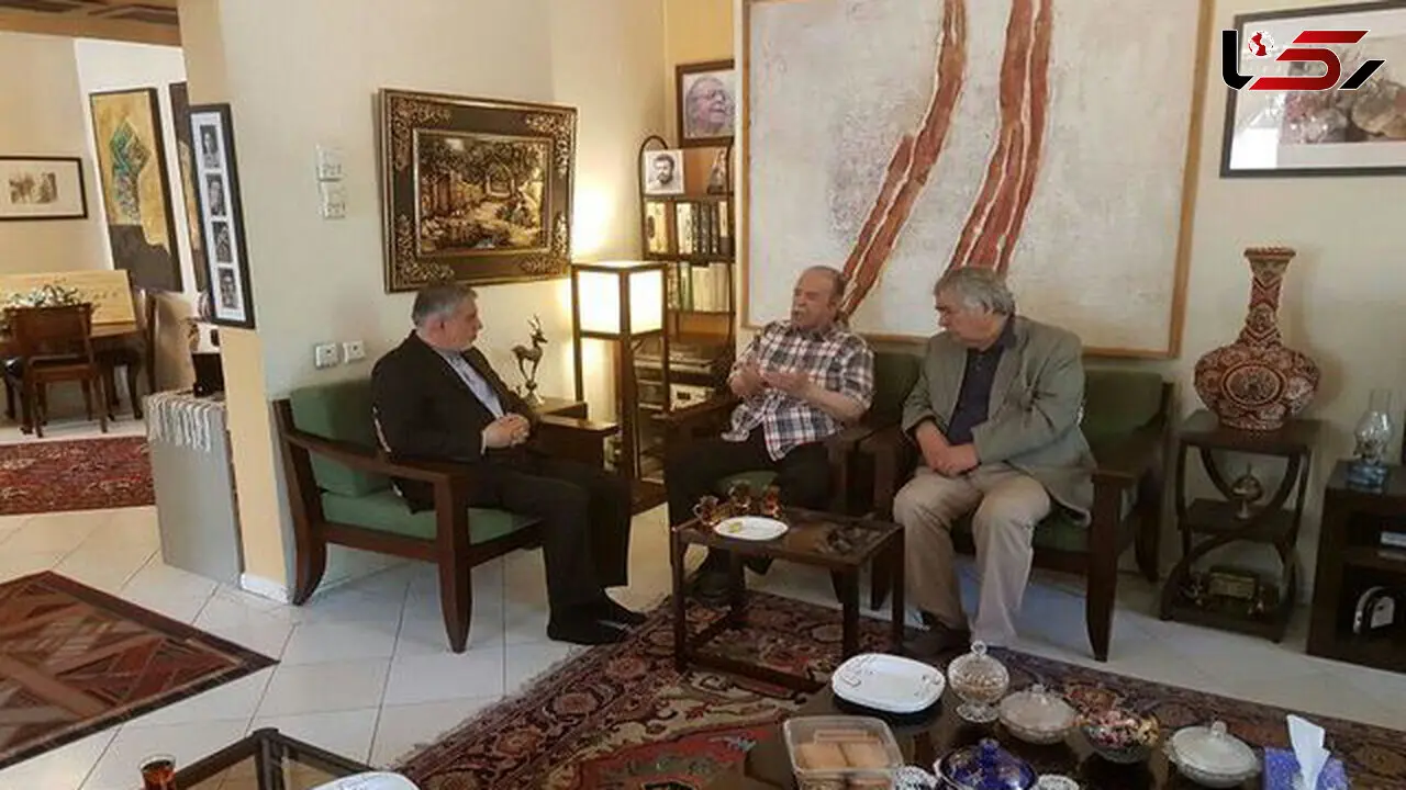  دیدار صالحی امیری با محمد علی کشاورز 