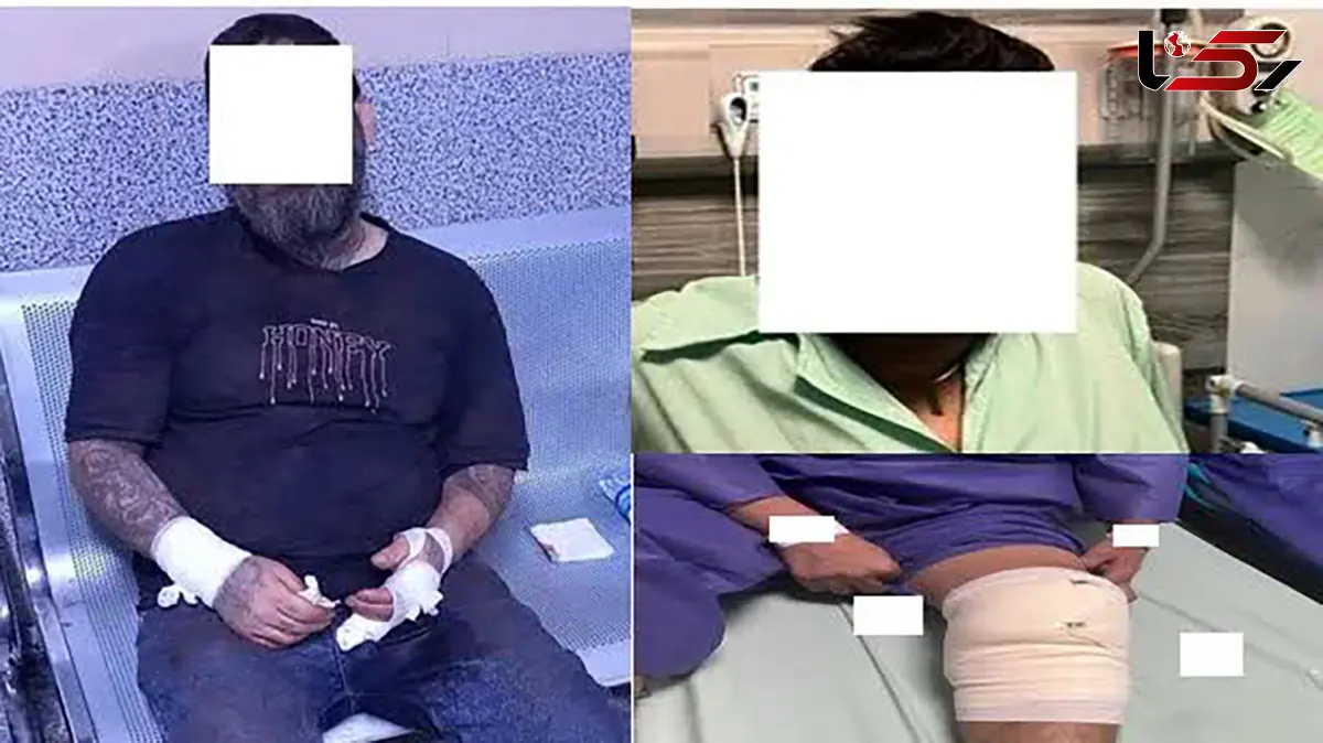 شلیک دقیق پلیس به قدرت نمایی اوباش خاتمه داد / 2 شرور خطرناک زمین گیر شدند