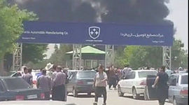 یک خودروسازی هدف حمله اسرائیل قرار گرفت