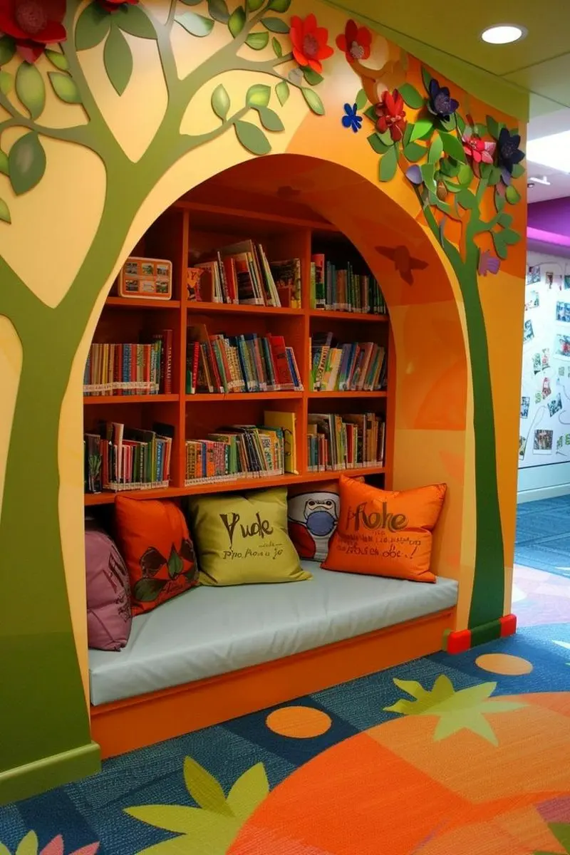 کتابخانه فانتزی اتاق کودک