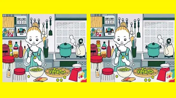  تست بینایی : 7 تفاوت بین این دو زن را پیدا کنید / فقط باهوش ها ببینند !