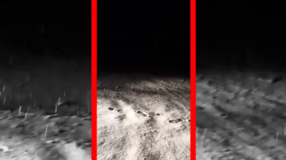 فیلم اولین برف شب گذشته در ارتفاعات زنجان