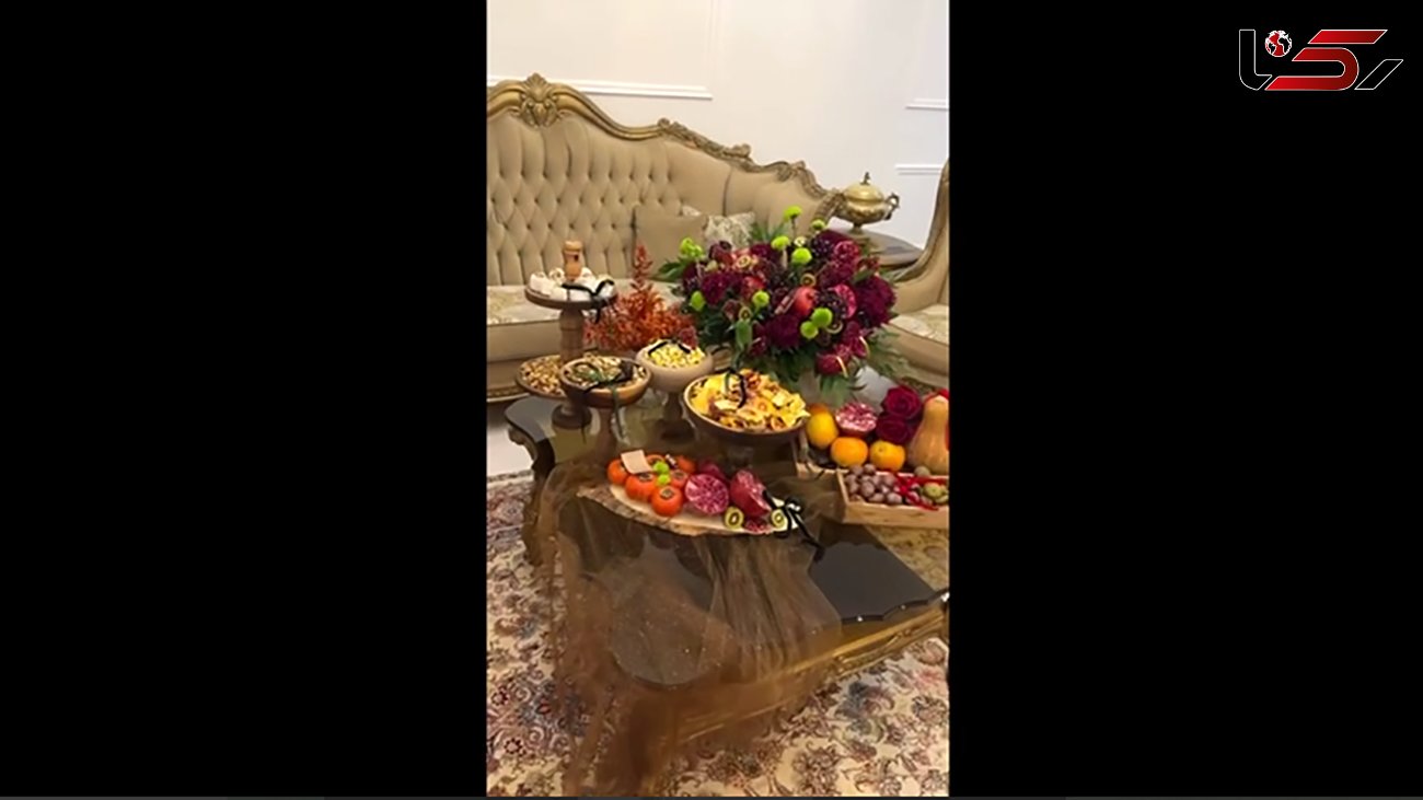 تزئین شب یلدا همراه با میوه آرایی + فیلم