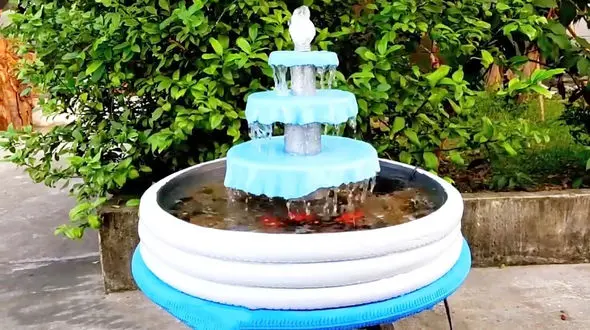 ساخت فواره بدون استفاده از برق + فیلم