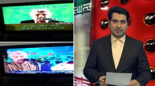 ماجرای پخش زنده تصویر صادق آهنگران به طور همزمان در اصفهان و مشهد!