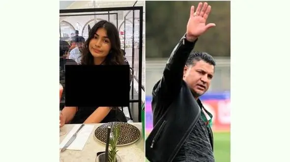 عکس دختر علی دایی در کنار عمویش