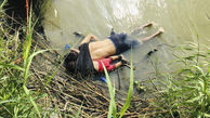 تصویر دلخراش از پدر و دختر پناهنده در رودخانه