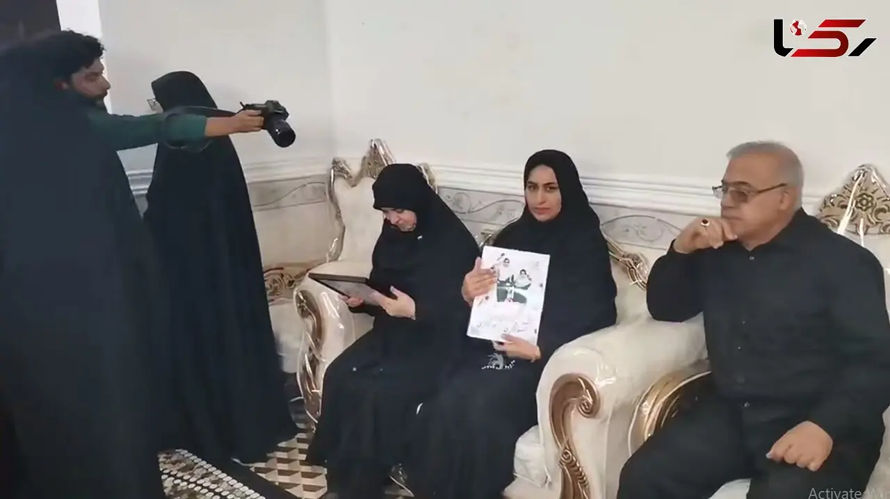 دیدار سخنگوی دولت با خانواده های شهدای مدرسه دخترانه شجره طیبه میناب 