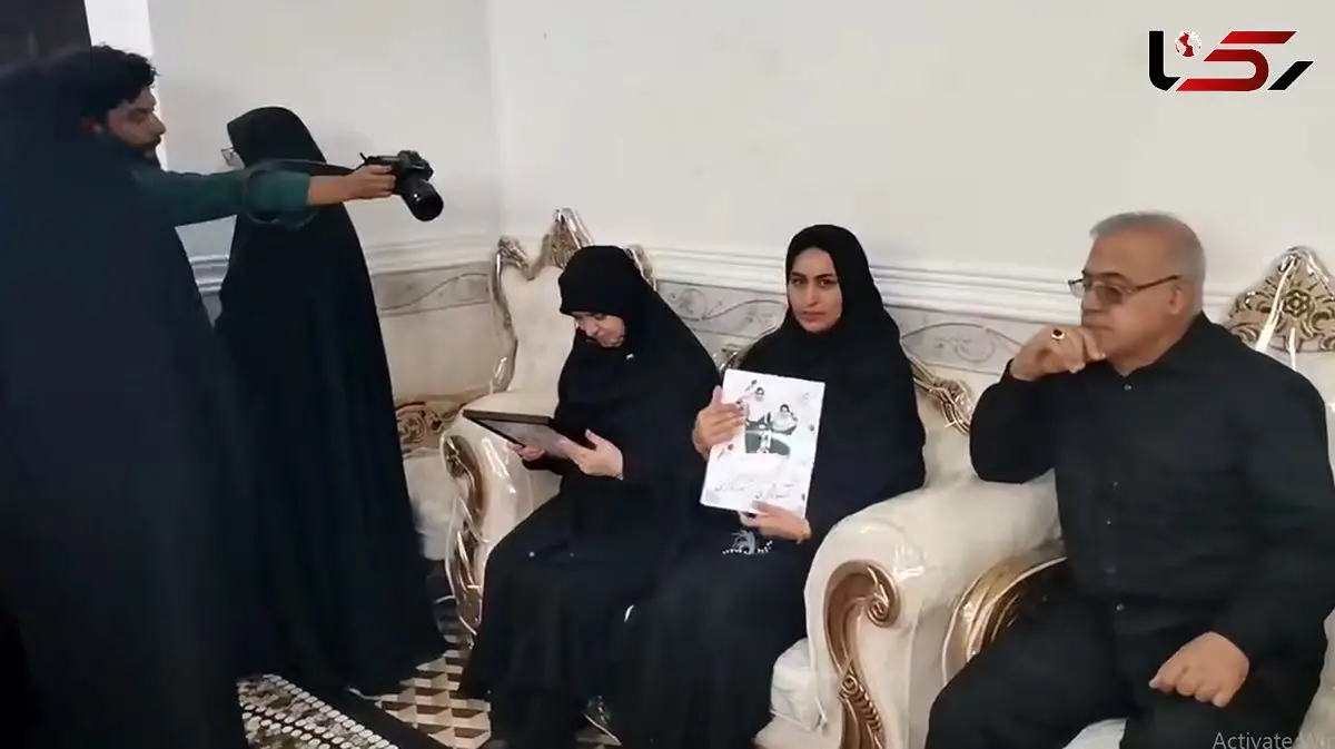 دیدار سخنگوی دولت با خانواده های شهدای مدرسه دخترانه شجره طیبه میناب 