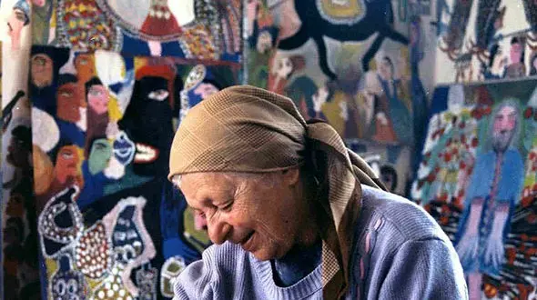 نمایش آثار مکرمه قنبری در گالری سهراب