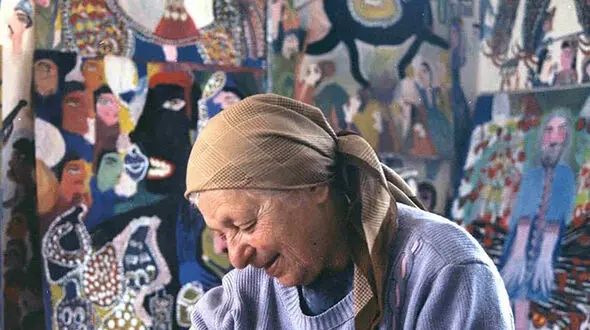 نمایش آثار مکرمه قنبری در گالری سهراب