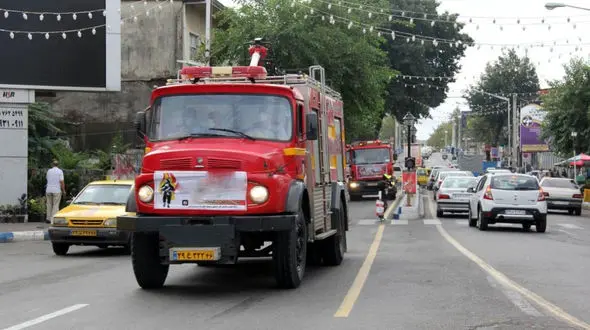 حضور 230 آتش نشان در مراسم عید سعید فطر