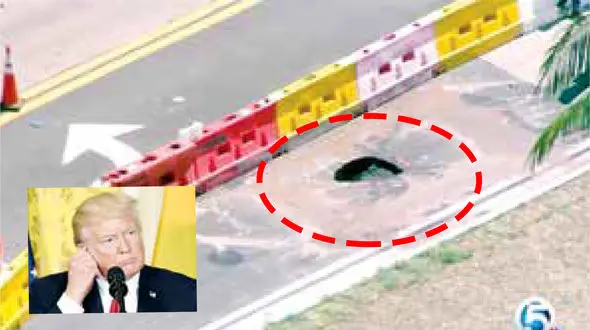 حادثه درمرکز تفریحی رئیس جمهوری امریکا‎+عکس