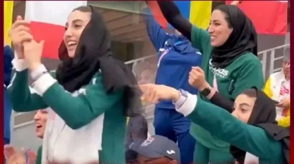 شادی شگفت انگیز ناهید کیانی لحظه قهرمانی مهران برخورداری + فیلم 