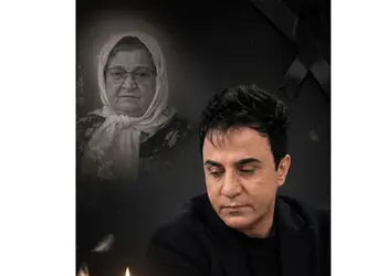فیلم/ سنگ مزار خاص مادر داریوش فرضیایی با تصویر مشترک مادر و پسر / فیلمی که وایرال شد