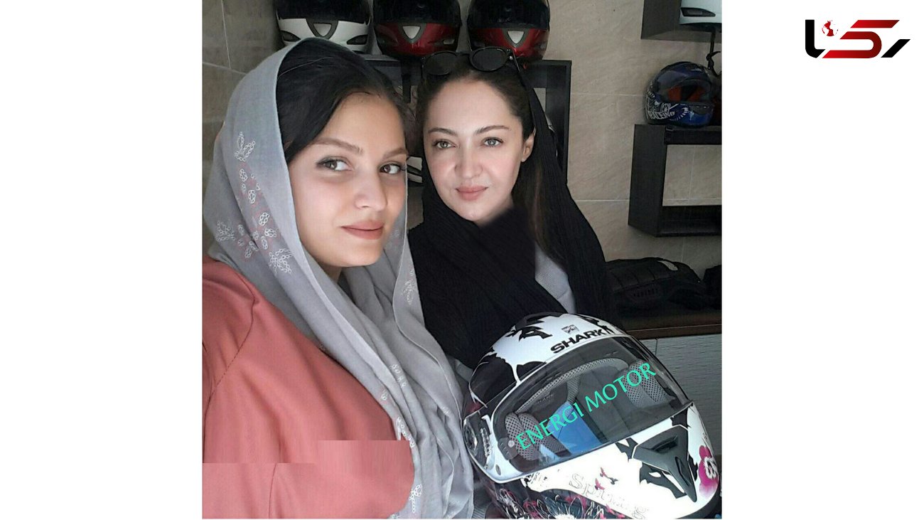 بازیگر زن ایرانی در آخرین جلسه کلاس آموزش موتورسواری +عکس