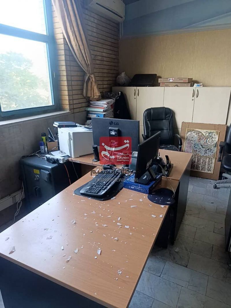 حجم تخریب موج حمله اسراییل به ساختمان فدراسیون هندبال +تصاویر