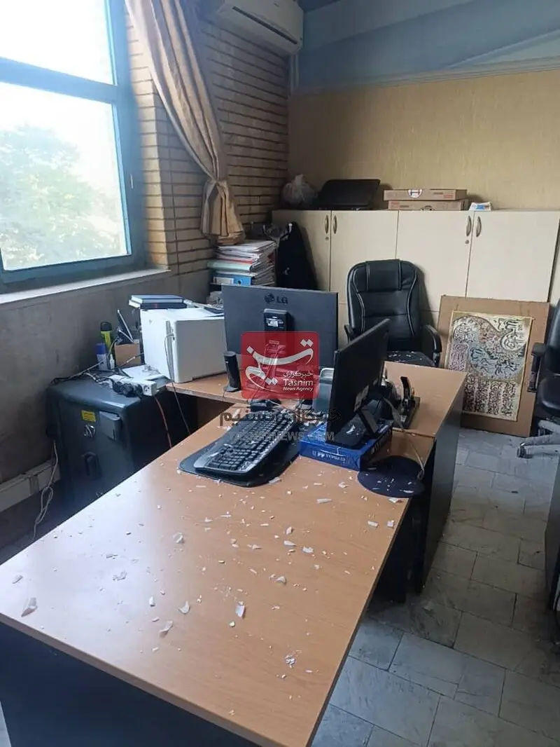 حجم تخریب موج حمله اسراییل به ساختمان فدراسیون هندبال +تصاویر