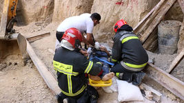 سقوط کارگر جوان با تیرآهن به گودبرداری ساختمان در اصفهان