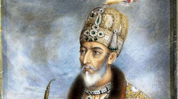 عقدنامه بهادر شاه دوم گورکانی به زبان فارسی + عکس