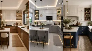 کابینت دو رنگ ۲۰۲۶؛ ۳۵ مدل شیک برای آشپزخانه کوچک و مدرن