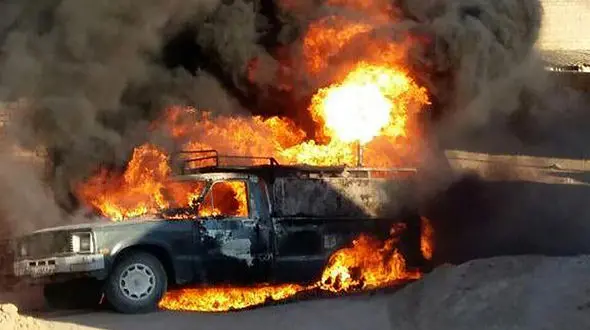 واژگونی وانت مزدا مرگ راننده را رقم زد