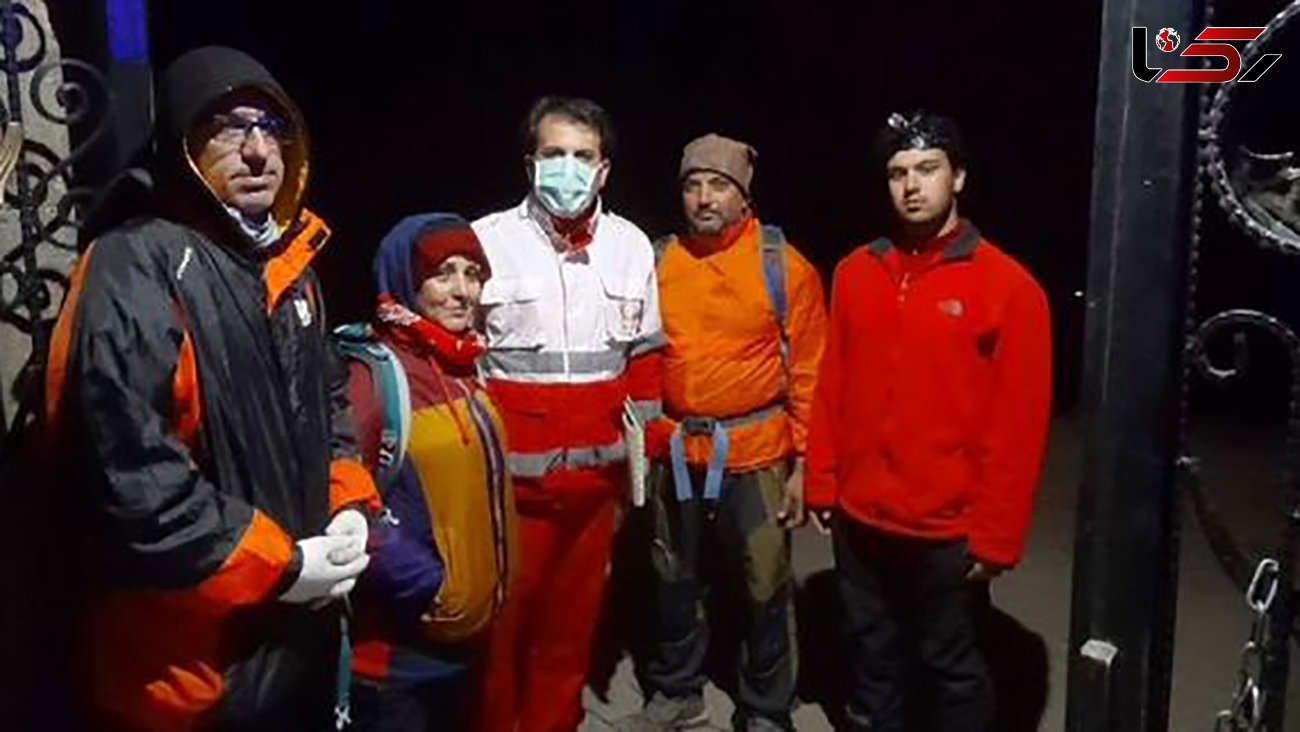 نجات خانم کوهنورد در کوه‌های روستای کلها + عکس