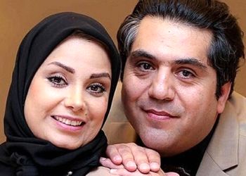 سلفی عاشقانه صبا راد و همسرش کنار دریاچه چیتگر / همسر خواننده خانم بازیگر چه قدر پیر شده!