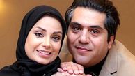 سلفی عاشقانه صبا راد و همسرش کنار دریاچه چیتگر / همسر خواننده خانم بازیگر چه قدر پیر شده!