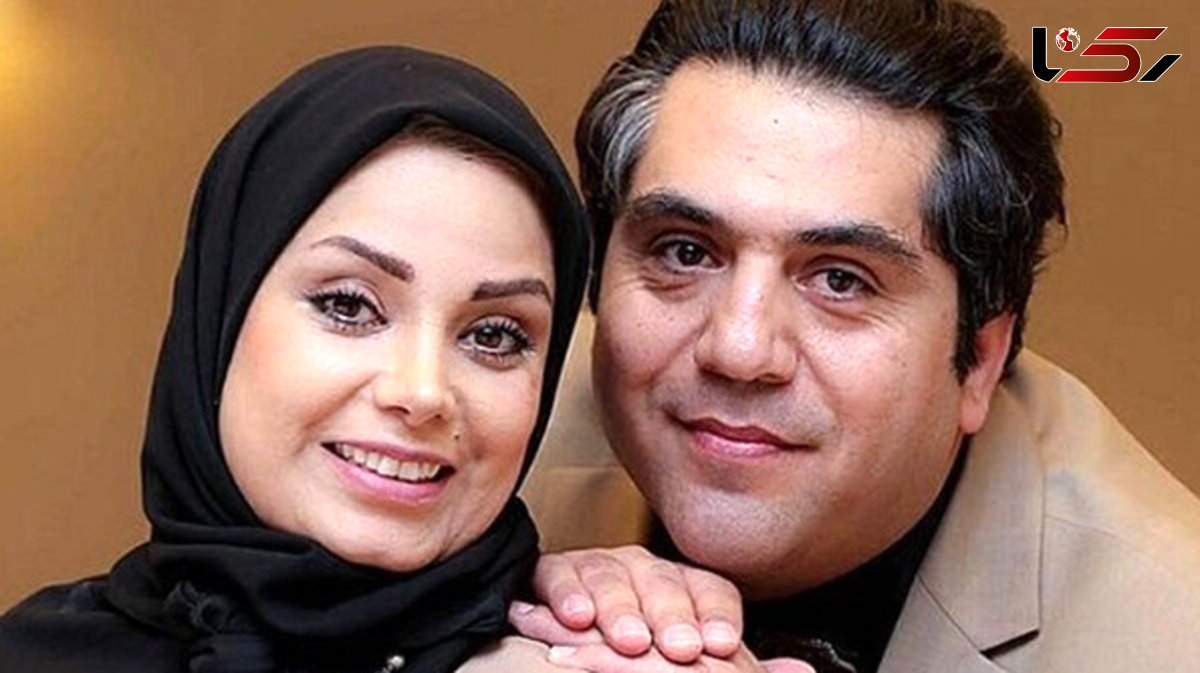 سلفی عاشقانه صبا راد و همسرش کنار دریاچه چیتگر / همسر خواننده خانم بازیگر چه قدر پیر شده!