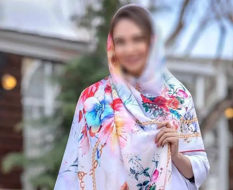 مدل بستن شال و روسری