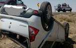 واژگونی خودرو در محور هرابرجان - مروست چهار مصدوم و یک فوتی برجای گذاشت