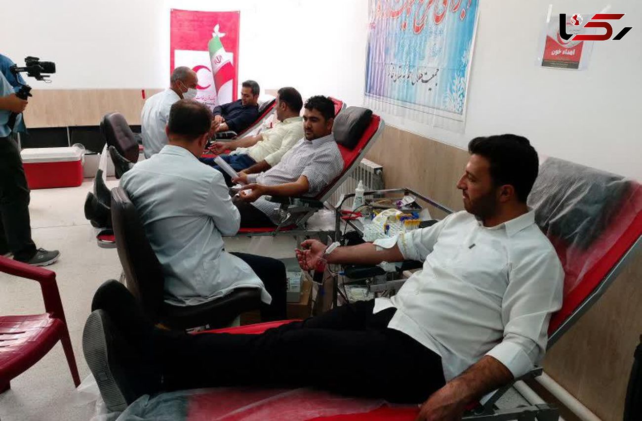 استقرار تیم سیار اهدای خون یزد در شهرستان‌های خاتم و مروست