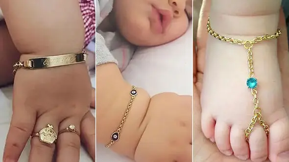مدل های طلا برای نوزاد + عکس