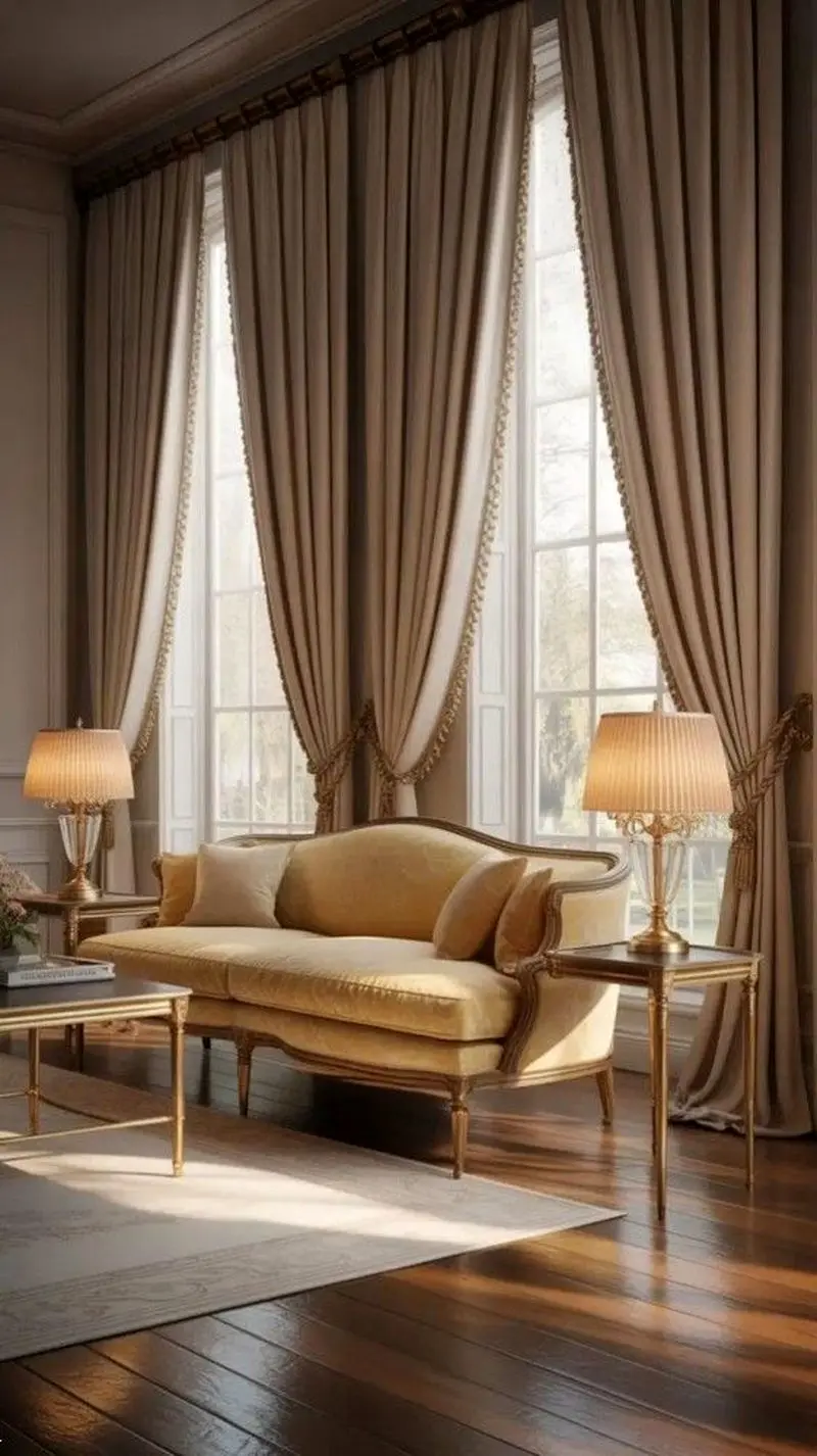 مدل پرده سلطنتی نوروز ۱۴۰۵ | جدیدترین و لوکس ترین مدل پرده سلطنتی از پذیرایی تا اتاق خواب برای نوروز ۱۴۰۵ که عروس های شیک پسند ازش کلی ایده میگیرن!