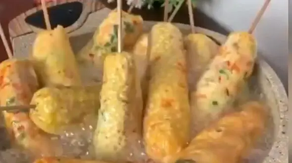 دستور تهیه یک غذای خوشمزه و فانتزی را ببینید / یک سوستل خوشمزه+ فیلم