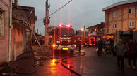 آتش سوزی ۵ خانه ویلایی در یک محله رشت + عکس 