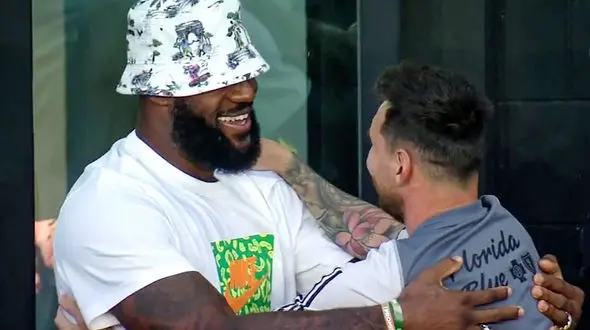  پیام خاص مسی برای پادشاه/ از دیدنت خیلی خوشحال شدم + عکس