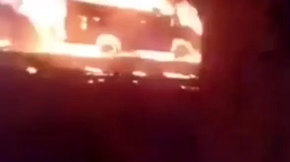 نخستین ویدیو از انفجار مرگبار در اردوگاه آوارگان سوری در اردن 