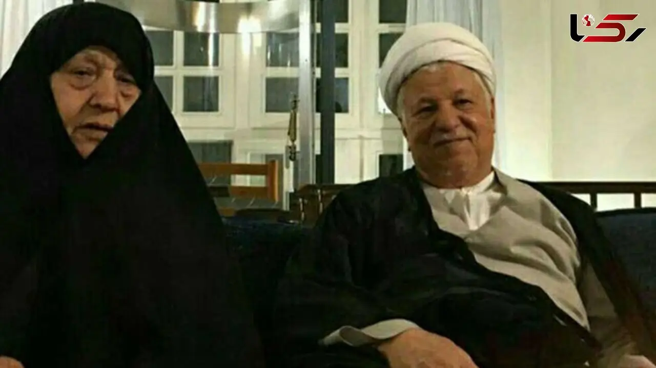 عکس چهره غمگین همسر مرحوم هاشمی رفسنجانی سر میز صبحانه بعد  فوت ایشان ...