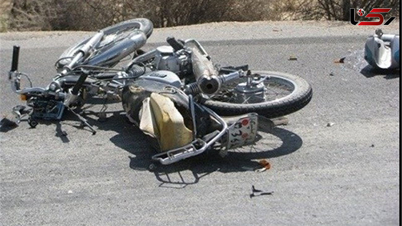 واژگونی موتورسیکلت با پنج مصدوم 