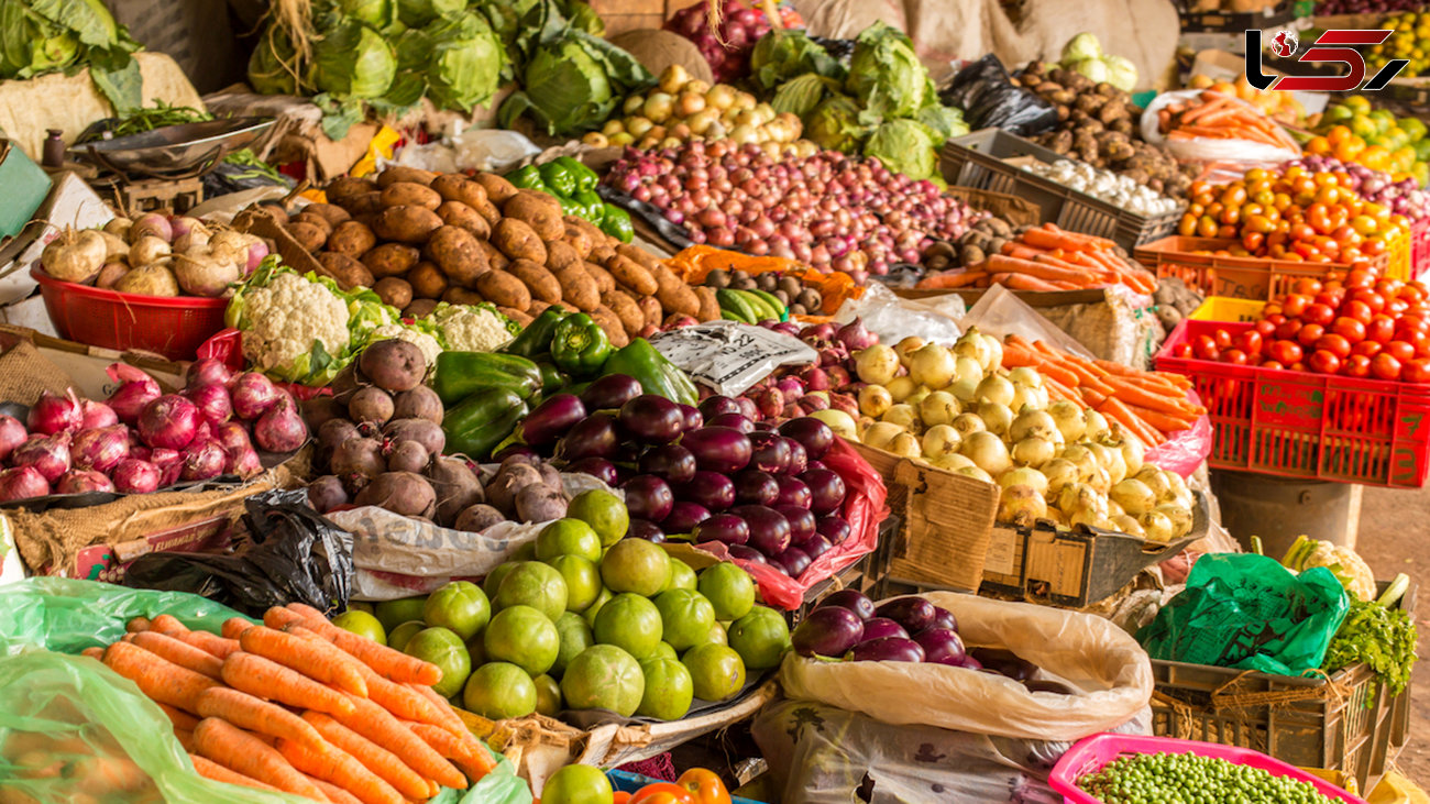 قیمت میوه ، سبزی و صیفی در بازار امروز شنبه 8 آذر 99 