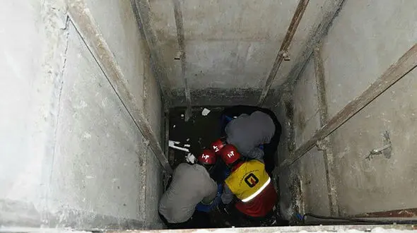 سقوط هولناک آسانسور از طبقه چهارم در گلشهر