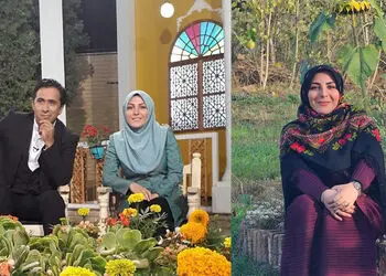 نگاهی به چیدمان شیک و ایرانی‌پسند منزل المیرا شریفی‌مقدم و همسرش/ از تابلو فرش قرآنی و مبلمان سلطنتی تا پرده‌های اعیانی