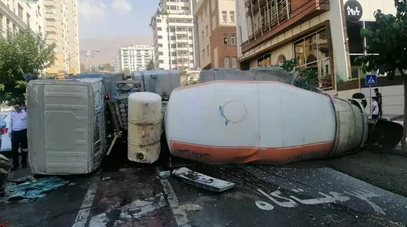 تصاویری از یک حادثه هولناک در آجودانیه