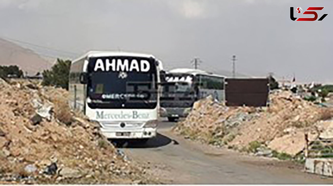 اتوبوس ربوده شدگان دوما به دمشق رسید