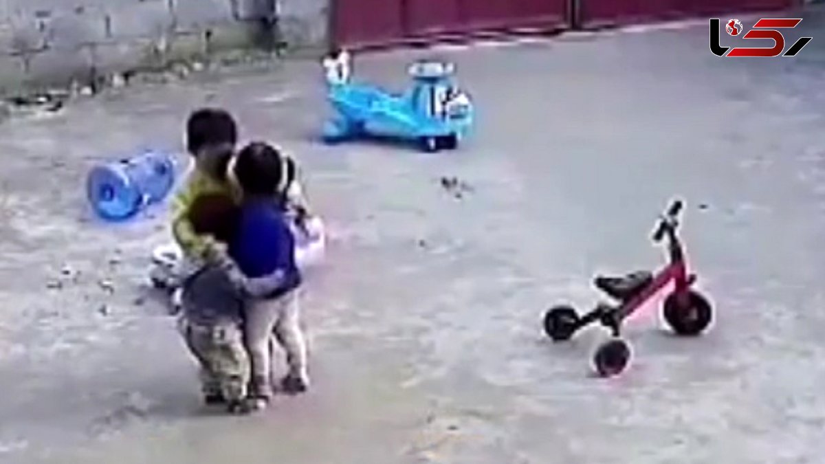 پسربچه 6 ساله جان خواهر و برادرش را در حمله سگ ها نجات داد + فیلم شگفت انگیز